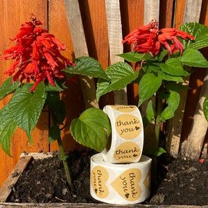 1000 Thank You Stickers PRICE IS FIRM